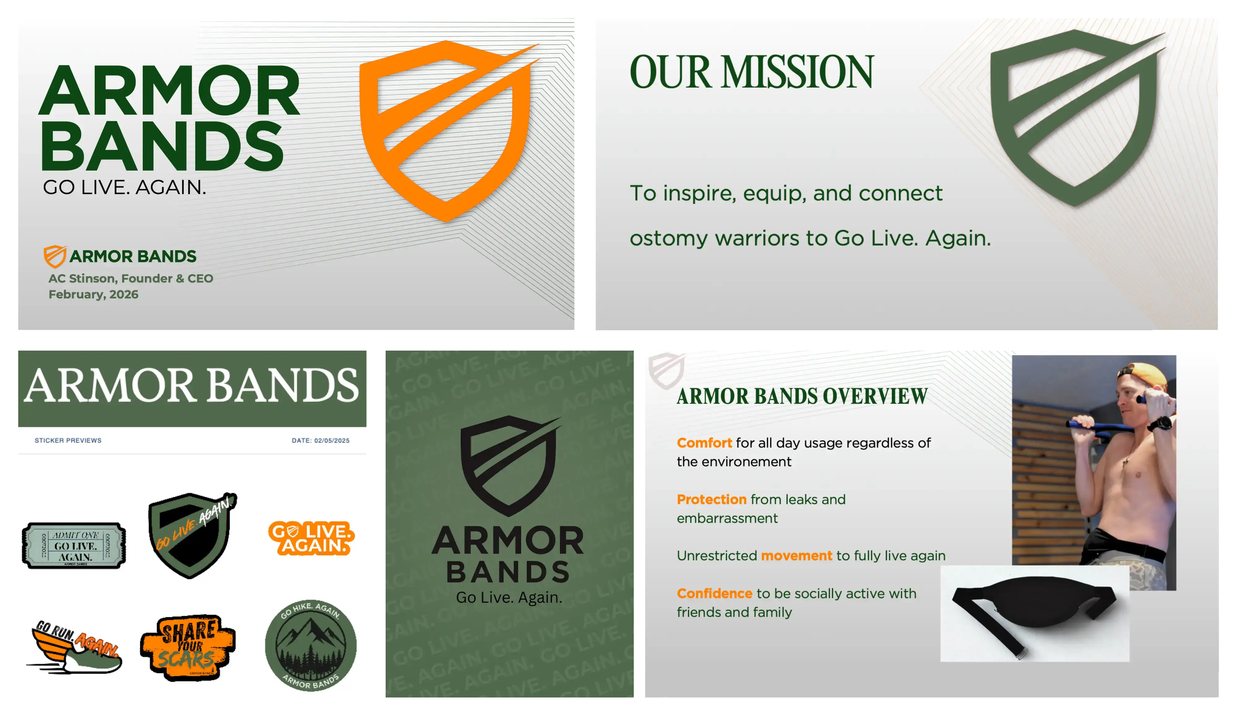 Samples of old identity.