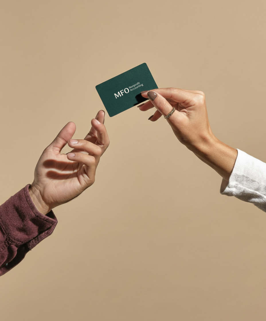 MFO business card design